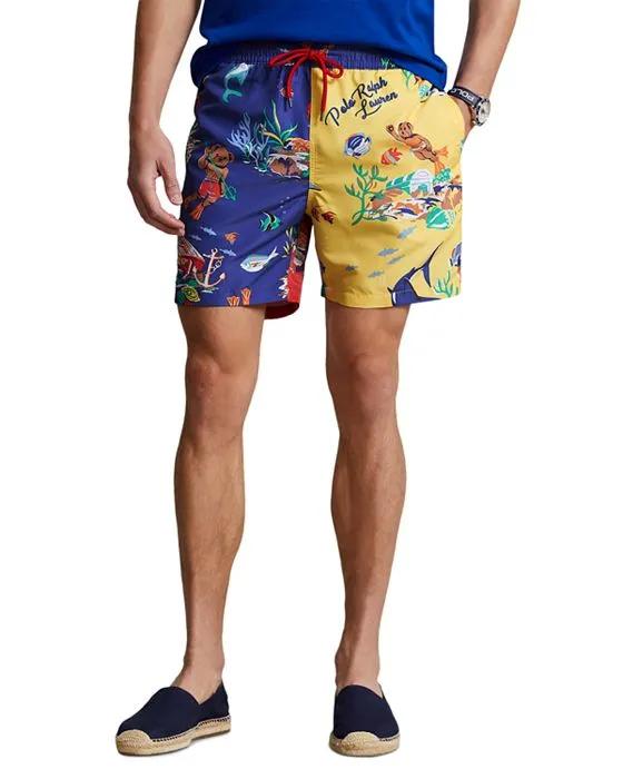 Traveler Polo Bear 5.75" Swim Trunks