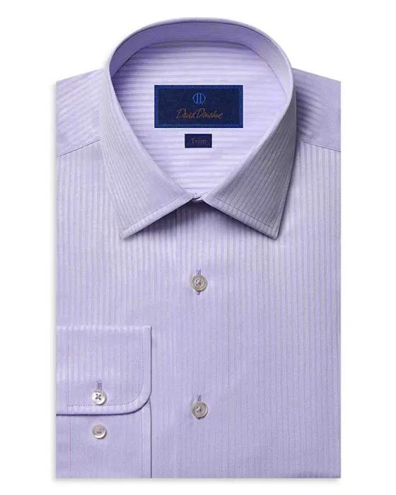 Trim Fit Dobby Stripe Dress Shirt  