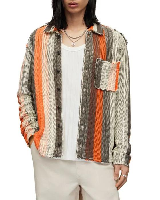 Truck Striped Cardigan