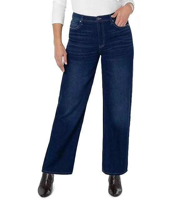 Tucker Easy High-Rise Wide Leg Jeans 30" in Wolford