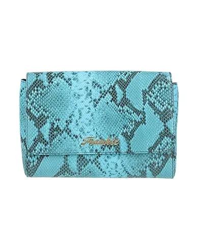 Turquoise Baize Handbag