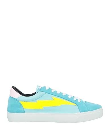 Turquoise Canvas Sneakers