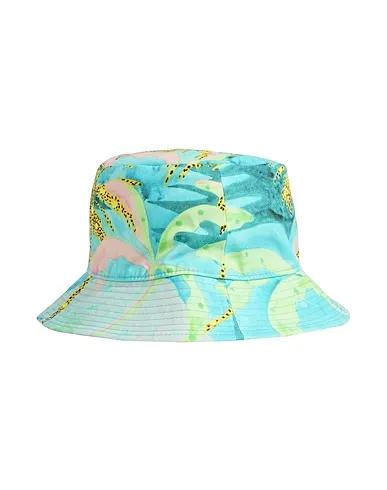 Turquoise Cotton twill Hat