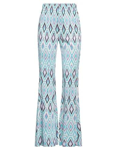 Turquoise Jersey Casual pants