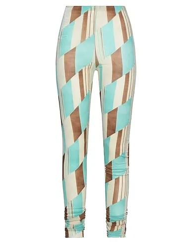 Turquoise Jersey Leggings