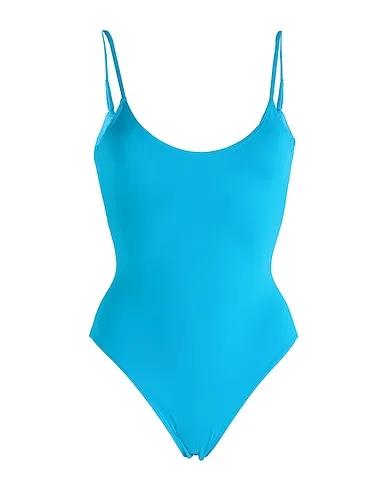 Turquoise Jersey One-piece swimsuits