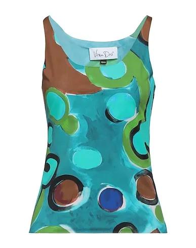 Turquoise Jersey Tank top