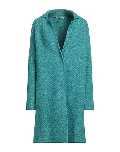 Turquoise Knitted Coat