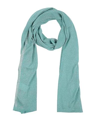 Turquoise Knitted Scarves and foulards