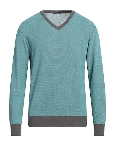 Turquoise Knitted Sweater