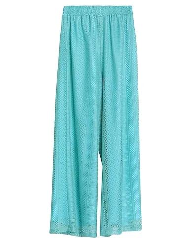 Turquoise Lace Casual pants