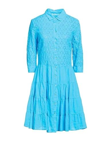Turquoise Lace Short dress