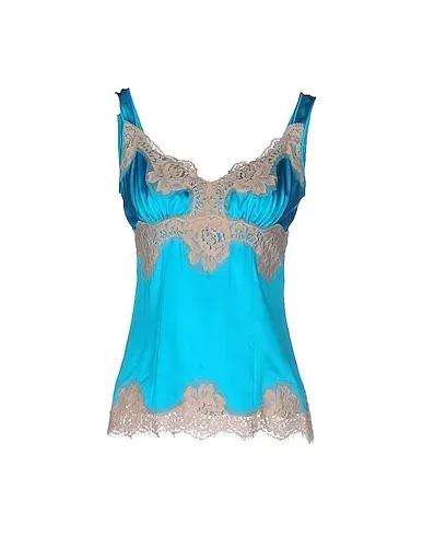 Turquoise Lace Top