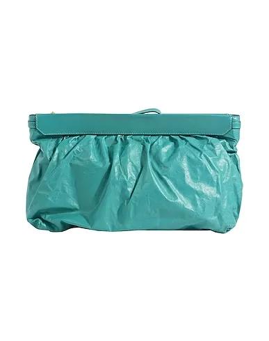 Turquoise Leather Handbag