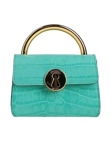 Turquoise Leather Handbag