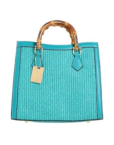 Turquoise Leather Handbag