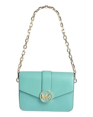 Turquoise Leather Shoulder bag