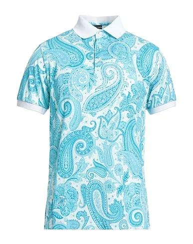Turquoise Piqué Polo shirt