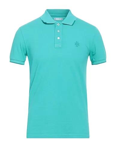 Turquoise Piqué Polo shirt