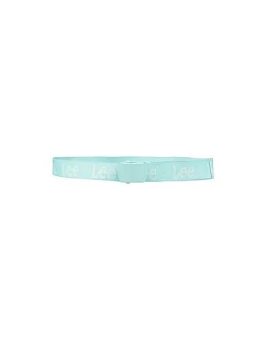 Turquoise Plain weave Fabric belt