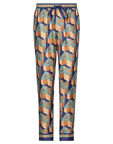 Turquoise Satin Casual pants