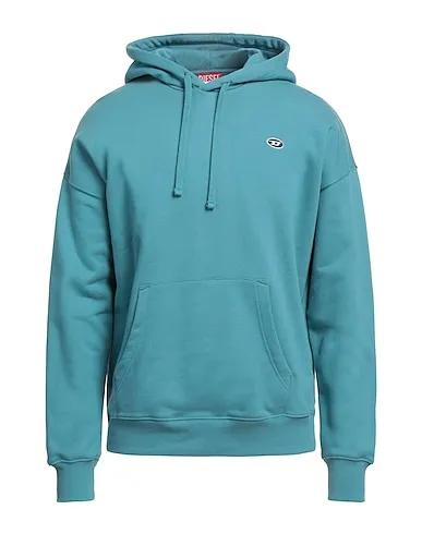 Turquoise Sweatshirt Hooded sweatshirt