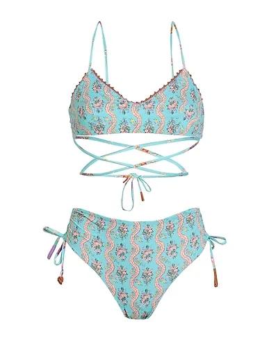 Turquoise Synthetic fabric Bikini