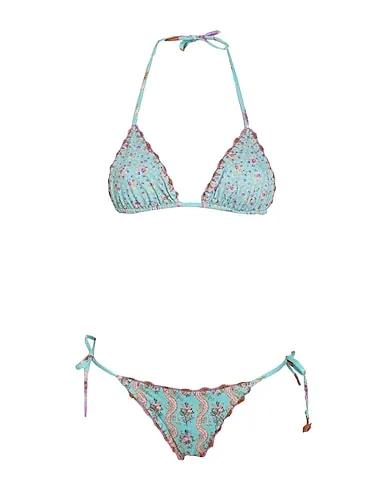 Turquoise Synthetic fabric Bikini