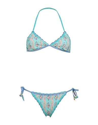 Turquoise Synthetic fabric Bikini