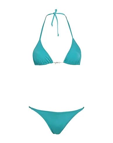 Turquoise Synthetic fabric Bikini