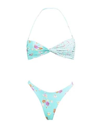 Turquoise Synthetic fabric Bikini