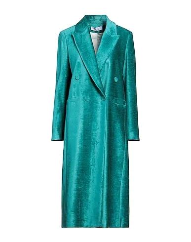Turquoise Velvet Coat
