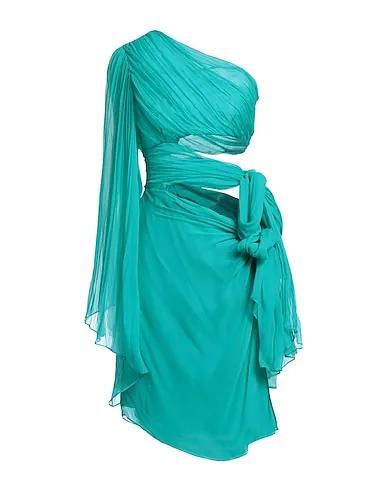 Turquoise Voile Midi dress