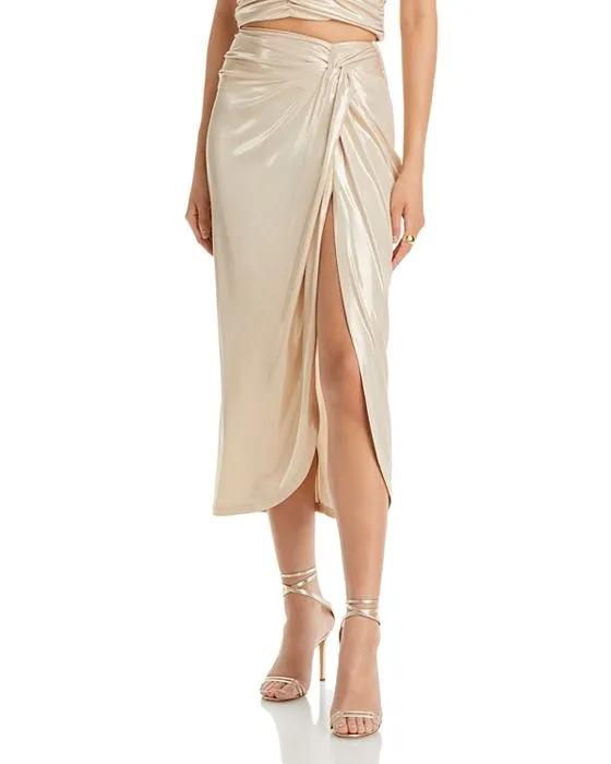 Twist Midi Skirt - 100% Exclusive