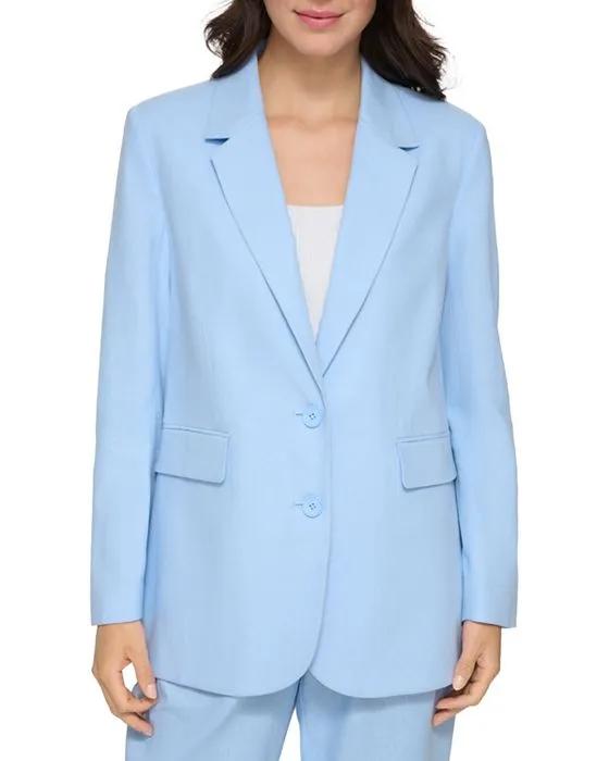 Two Button Oversized Blazer
