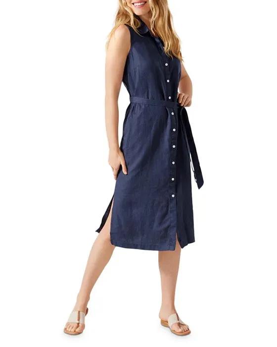 Two Palms Linen Shirt Dress