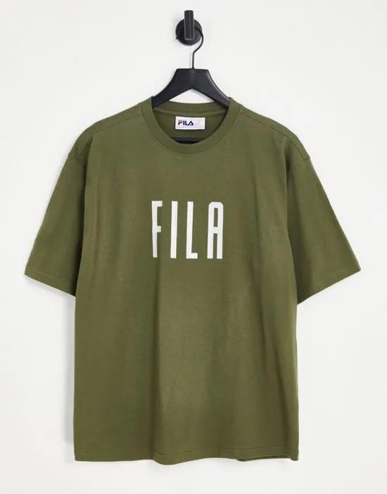 Unisex heritage t-shirt in khaki