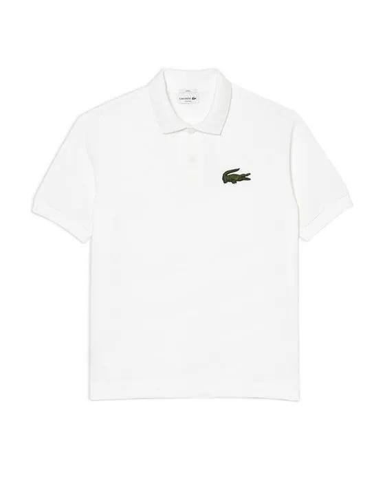 Unisex Loose Fit Logo Polo 