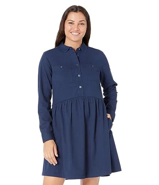 Draper James Utility Dress in Washed Twill
