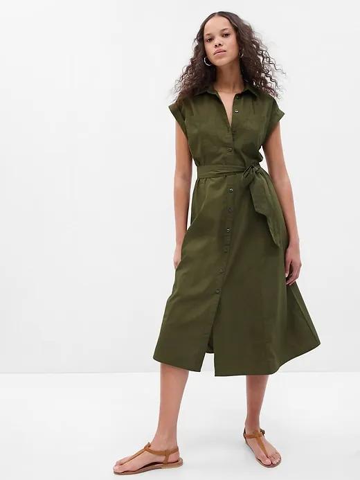 Utility Midi Dress