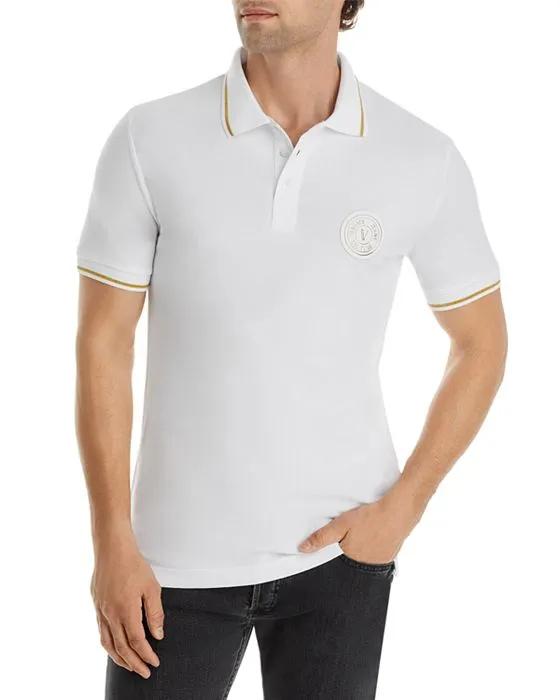 V-Emblem Short Sleeve Polo