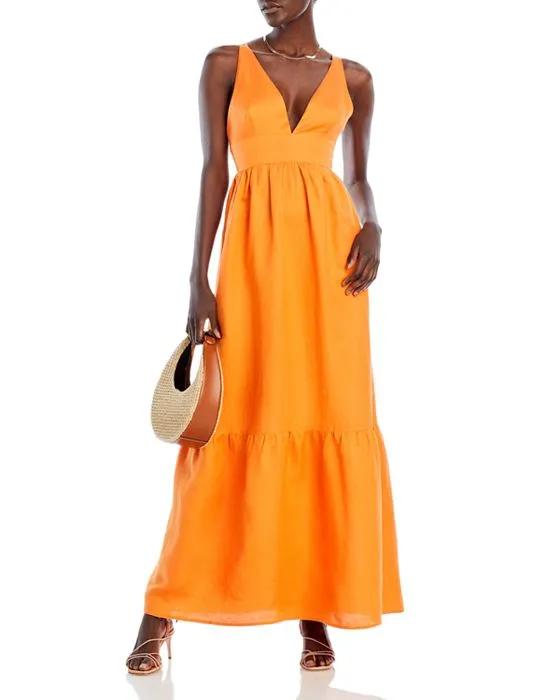 V-Neck Maxi Dress - 100% Exclusive