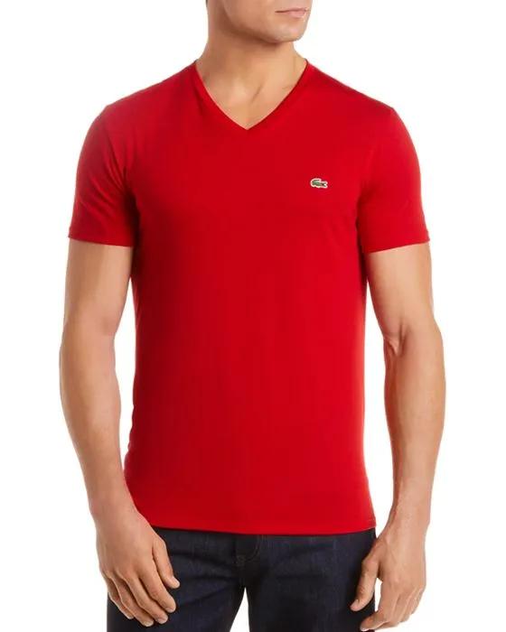 V-Neck Pima Cotton Tee