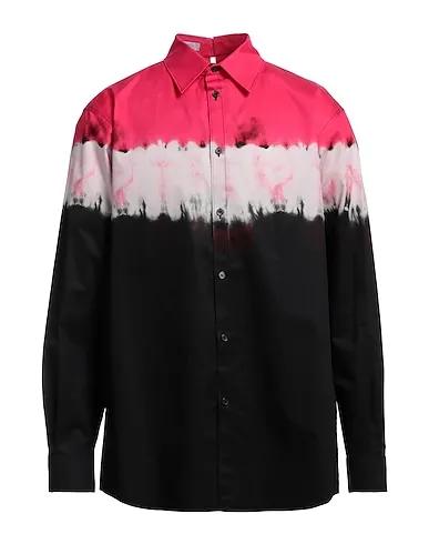 VALENTINO | Fuchsia Men‘s Patterned Shirt