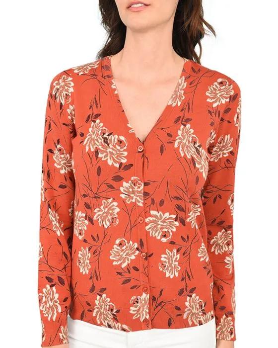 Vera Floral Print Cardigan