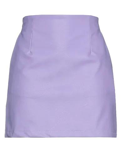 Light purple Mini skirt