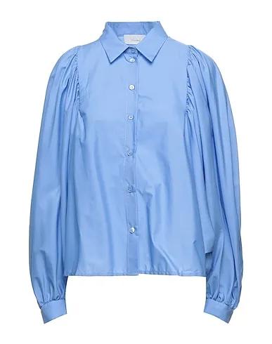VICOLO | Pastel blue Women‘s Solid Color Shirts & Blouses