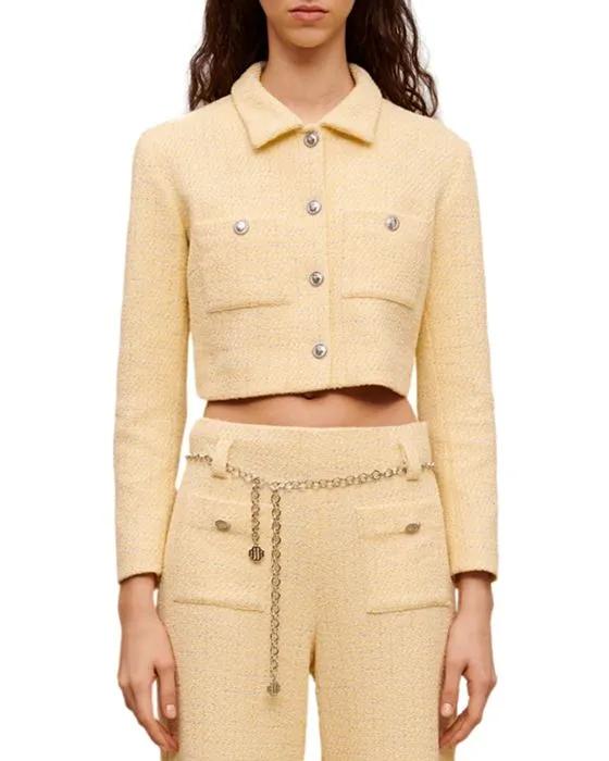 Villo Cropped Tweed Jacket