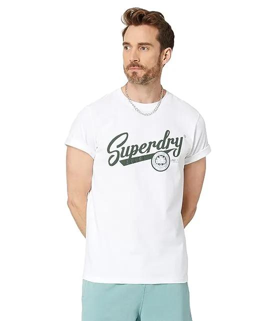 Vintage Scripted College Tee