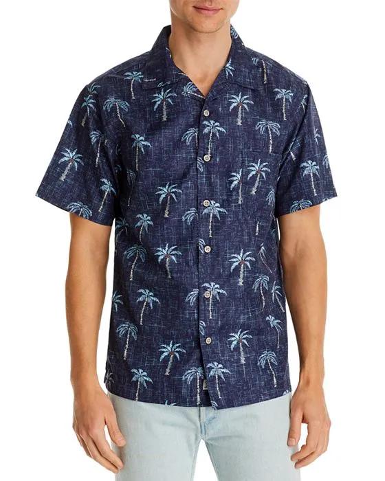 Waikiki Printed Short Sleeve Camp Shirt